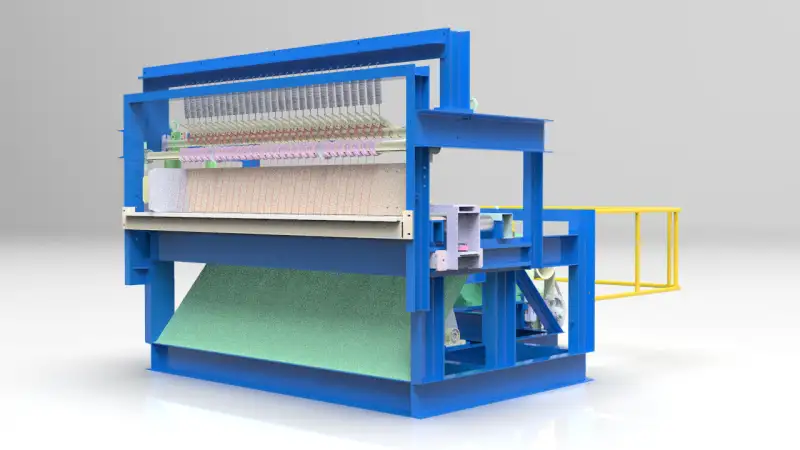 3D design of non-hollow brick cutting machine equipment