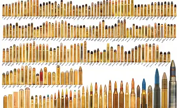 198 Types of Bullet 3D Models
