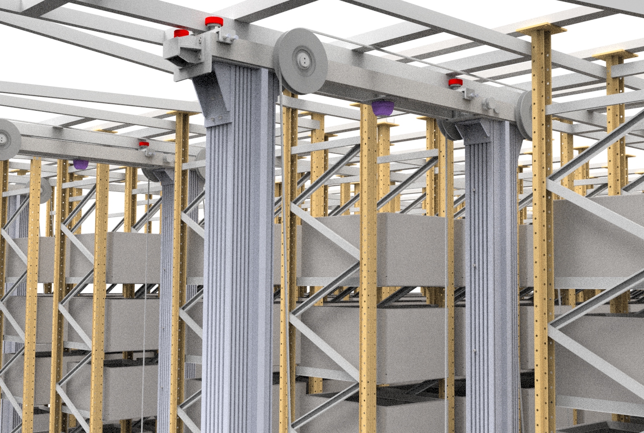3D Design of Automated Storage and Retrieval System (AS/RS)