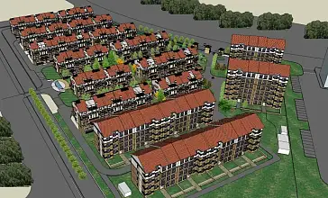 3D SketchUp model of high quality, it is from the building and landscape around the house