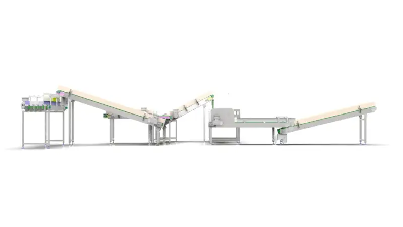 3D Model of Medicine Reel Diverting Conveyor Assembly