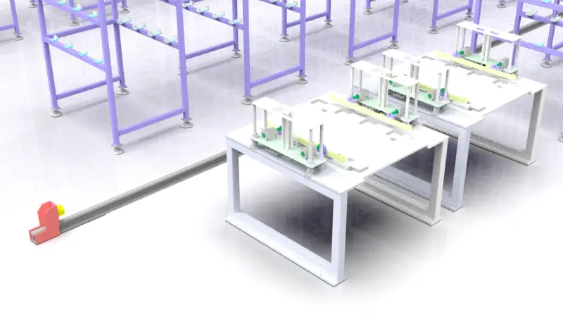Advanced 3D Model Designs for Warehouse Automation Systems