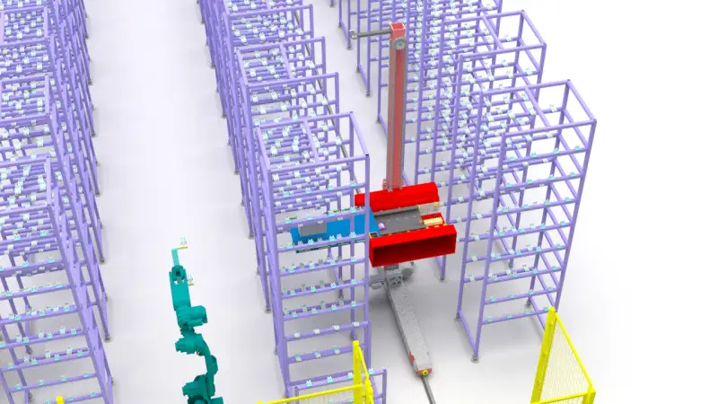 Advanced 3D Model Designs for Warehouse Automation Systems
