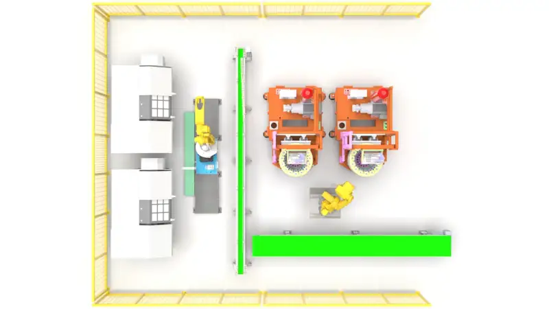 3D Modeling Design of Electric Motor Shaft Assembly Line