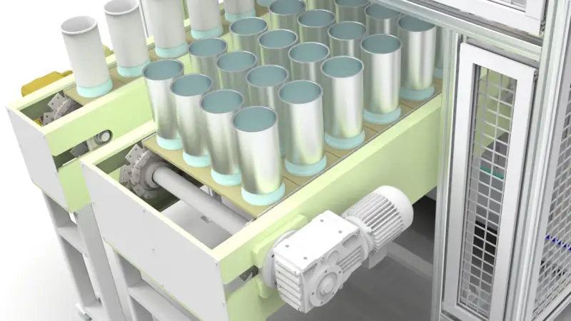 3D Design Model for Automated Piston Cylinder Assembly Equipment