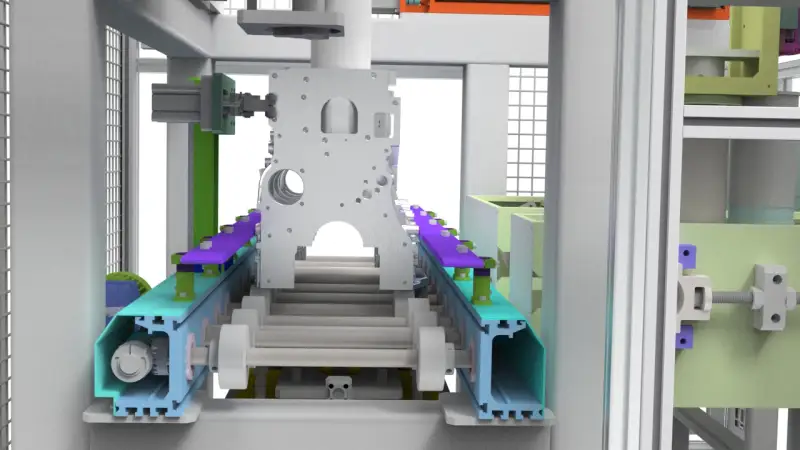 3D Design Model for Automated Piston Cylinder Assembly Equipment
