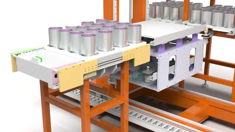 Automated Storage and Retrieval System for Piston Cylinders