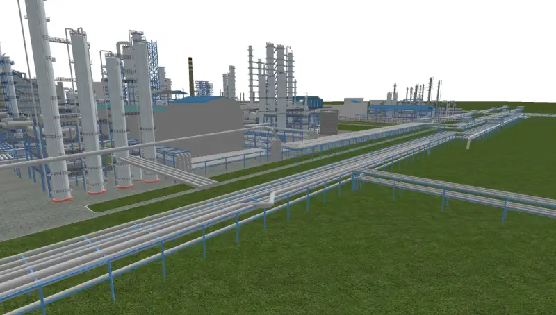 Introducing the Colossal Chemical Plant: A Comprehensive SketchUp 3D Model